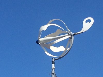 Duurzame oplossing energie opwekking door gebruik te maken van wind.